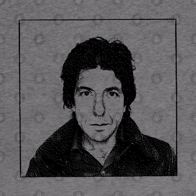 8bit Retro Leonard Cohen Fan by DankFutura